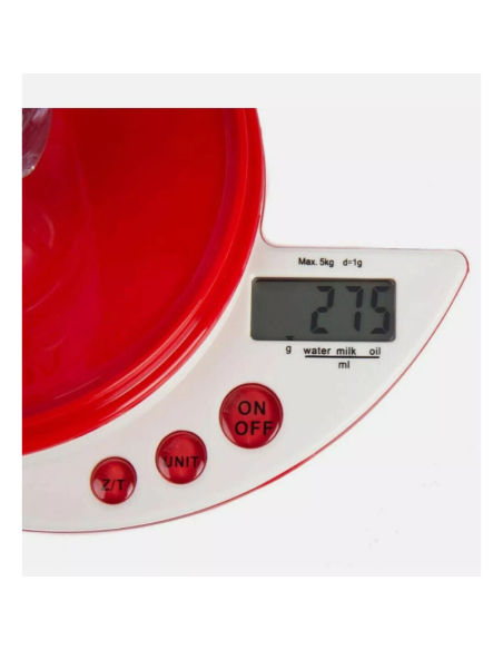 Bilancia Elettronica Con Caraffa Fino a 5Kg Da Cucina Hoomei Hm-1250