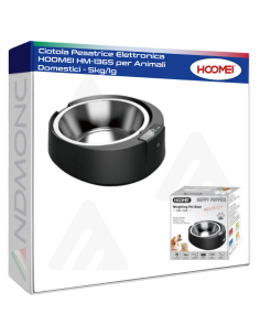 Ciotola Pesatrice Elettronica HOOMEI HM-1365 per Animali...