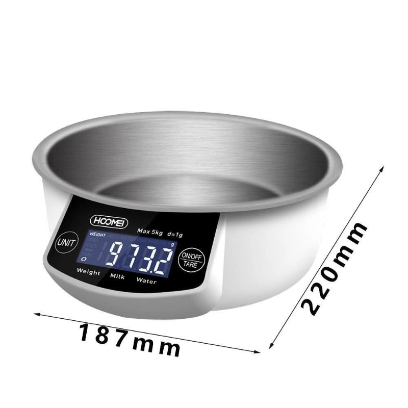 Bilancia Elettronica Lcd Contenitrice da Cucina...