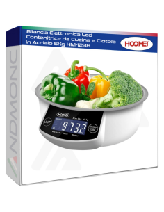 Bilancia Elettronica Lcd Contenitrice da Cucina e Ciotola...