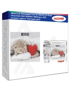 Bilancia Pesapersone Elettronica Hoomei HM-1528A 180kg...