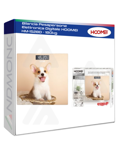 Bilancia Pesapersone Elettronica Digitale HOOMEI HM-1528D - 180kg