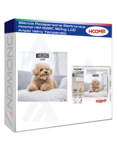 Bilancia Pesapersone Elettronica Hoomei HM-1528C 180kg...