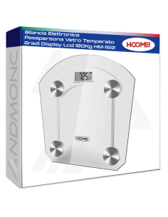 Bilancia Elettronica Pesapersona Vetro Temperato Gradi...