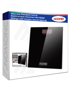 Bilancia Pesapersone Elettronica Hoomei HM-1562 180kg LCD...