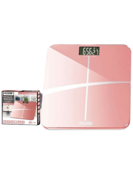 Bilancia Pesapersone Elettronica Hoomei HM-1566R 150kg LCD Ampio Accensione Auto