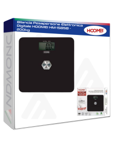 Bilancia Pesapersone Elettronica Digitale HOOMEI HM-1585B...