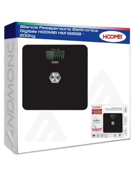 Bilancia Pesapersone Elettronica Digitale HOOMEI HM-1585B - 200kg