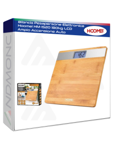 Bilancia Pesapersone Elettronica Hoomei HM-1520 180kg LCD...
