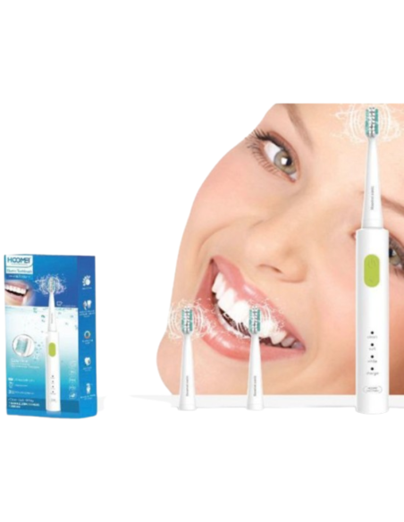 Spazzolino Elettrico Sonico Ricaricabile USB 3 Modalità Pulizia Denti HM-7118G