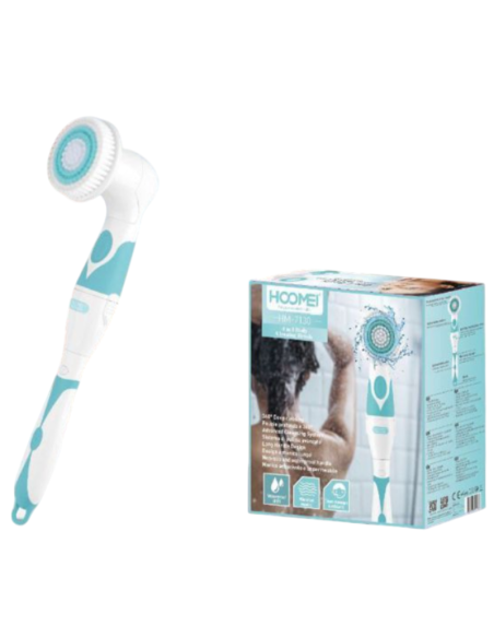 Spazzola Pulizia Corpo 4 in 1 HOOMEI HM7130 Massaggio Esfoliazione Impermeabile