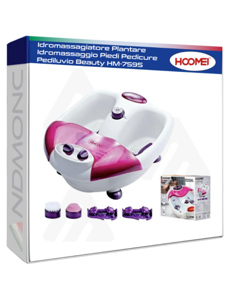 Idromassagiatore Plantare Idromassaggio Piedi Pedicure Pediluvio Beauty HM-7595