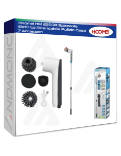 Hoomei HM 2350B Spazzola Elettrica Ricaricabile Pulizia...