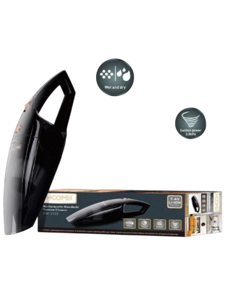 Hoomei HM 2155 Aspirapolvere Portatile Ricaricabile Liquidi e Solidi 25 Minuti