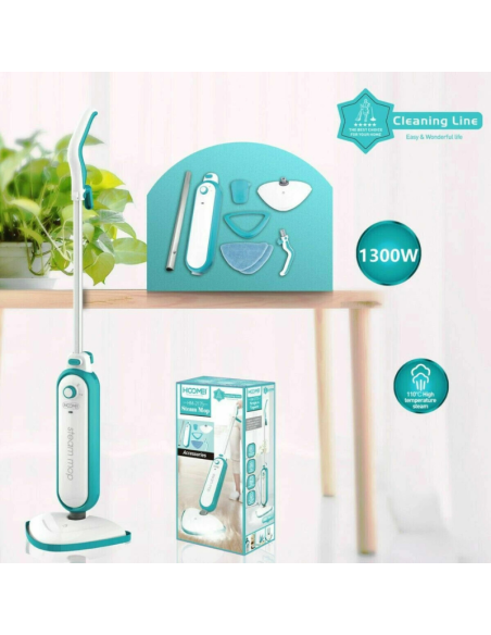 Scopa a Vapore Vaporetto Igenizzante Lavapavimenti 1300W Sterilizzatore HM-2175