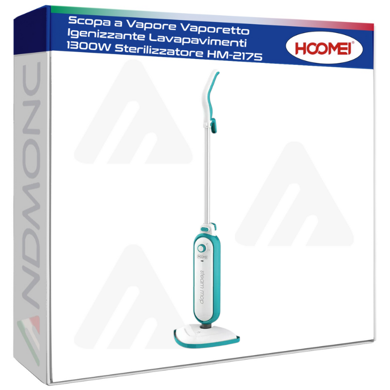 Scopa a Vapore Vaporetto Igenizzante Lavapavimenti 1300W Sterilizzatore HM-2175