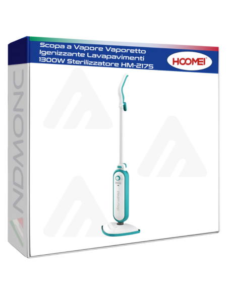 Scopa a Vapore Vaporetto Igenizzante Lavapavimenti 1300W Sterilizzatore HM-2175
