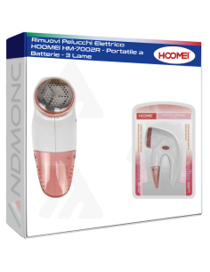 Rimuovi Pelucchi Elettrico HOOMEI HM-7002R - Portatile a...