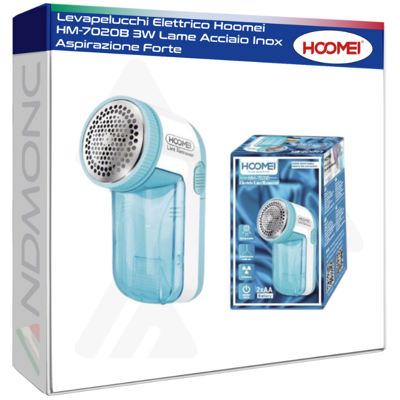 Levapelucchi Elettrico Hoomei HM-7020B 3W Lame...