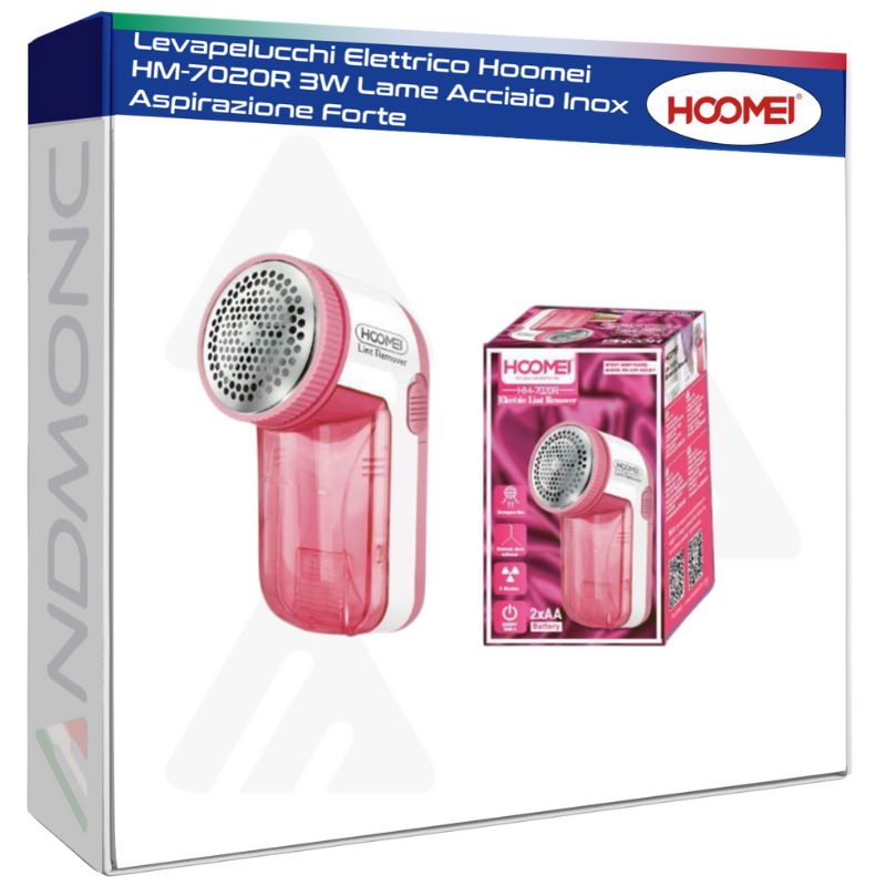 Levapelucchi Elettrico Hoomei HM-7020R 3W Lame...