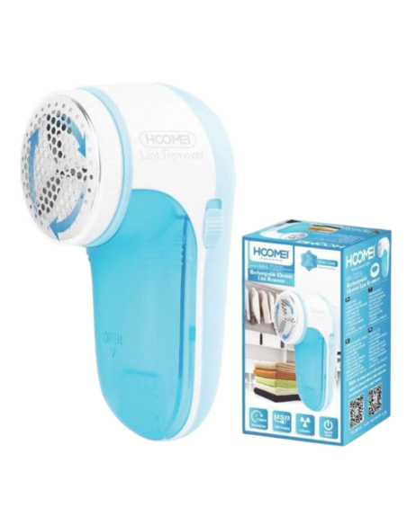 Levapelucchi Elettrico Ricaricabile Hoomei HM-7332B USB 4h Lame Acciaio