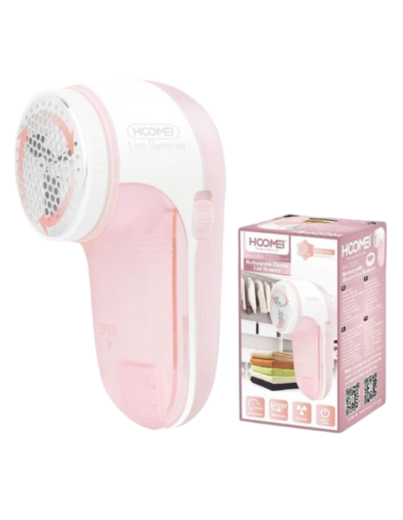 Levapelucchi Elettrico Ricaricabile Hoomei HM-7332R USB 4h Lame Acciaio