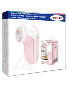 Levapelucchi Elettrico Ricaricabile Hoomei HM-7332R USB...