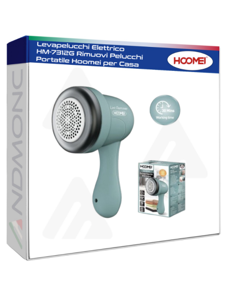 Levapelucchi Elettrico HM-7312G Rimuovi Pelucchi Portatile Hoomei per Casa