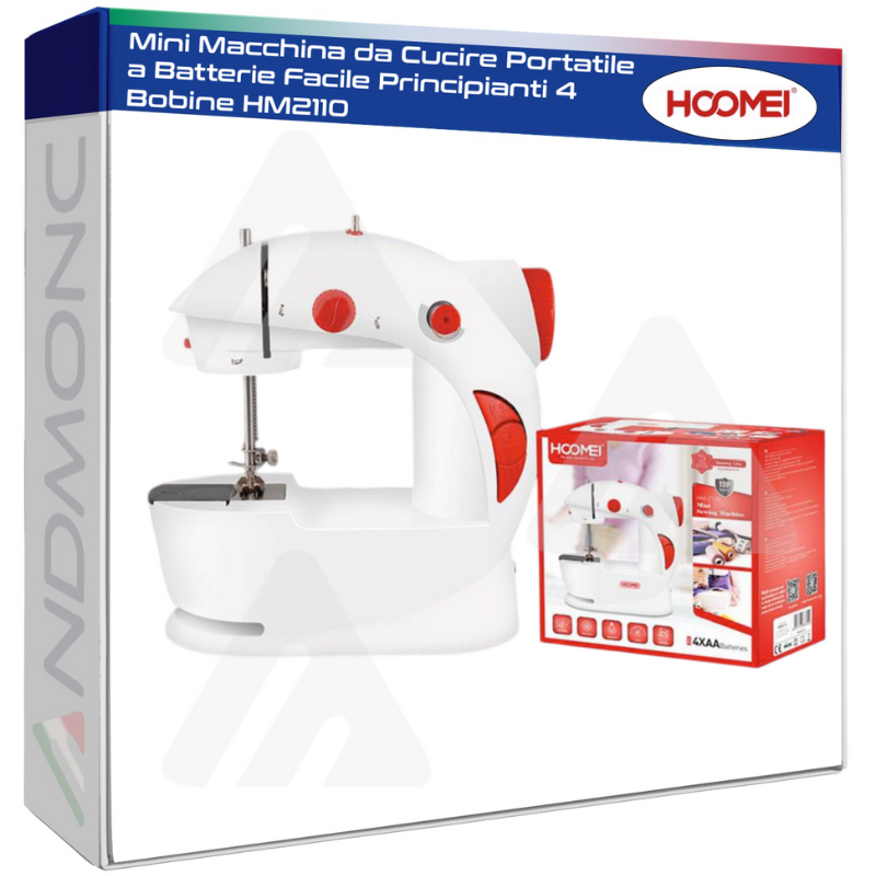 Mini Macchina da Cucire Portatile a Batterie...