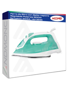 Ferro da Stiro con Getto Vapore Regolabile Potenza 1800W...