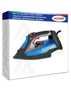 Ferro da Stiro Eco Getto Vapore Regolabile Potenza 2200W...