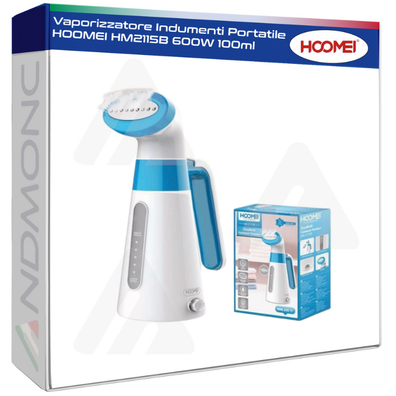 Vaporizzatore Indumenti Portatile HOOMEI HM2115B 600W 100ml
