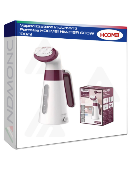 Vaporizzatore Indumenti Portatile HOOMEI HM2115R 600W 100ml