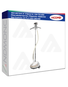 Stiratrice a Vapore Verticale Riscaldamento Rapido 1580W...