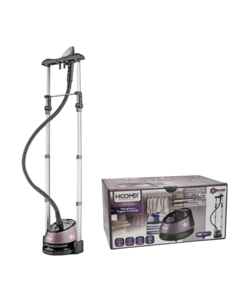 Stiratrice Vapore Verticale Riscaldamento Rapido 1580W Serbatoio 1.35Lt HM-3640