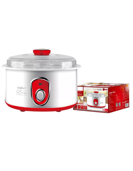 Macchina per Yogurt a Casa 20W Yogurtiera Capacita 1.5L con Temperatura
