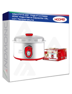 Macchina per Yogurt a Casa 20W Yogurtiera Capacita 1.5L...