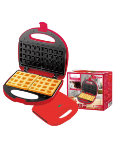 Piastra Elettrica Per Waffle Antiaderente 750w Con Led... 2