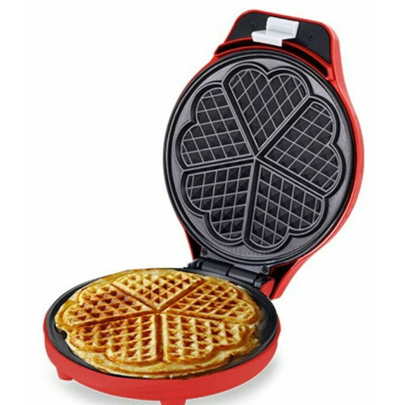 Piastra per Waffle Cialde CUORE Elettrica...