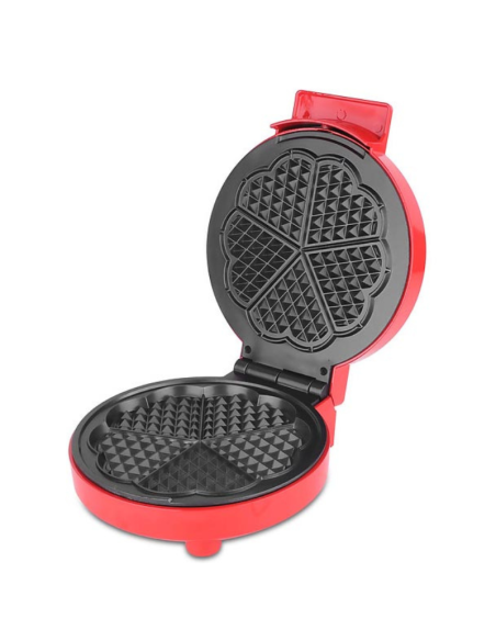 Piastra per Waffle Cialde CUORE Elettrica Antiaderente Automatica 1000W HM-5866
