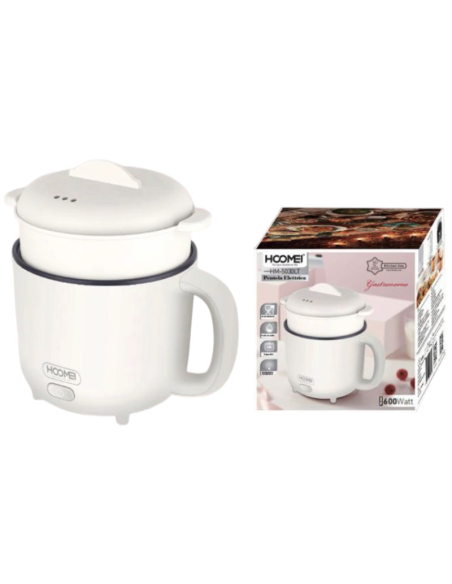 Hoomei HM 5030LT Pentola Elettrica Multifunzione 1L 600W Vapore Cottura Lenta