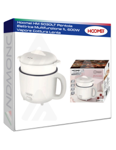 Hoomei HM 5030LT Pentola Elettrica Multifunzione 1L 600W...