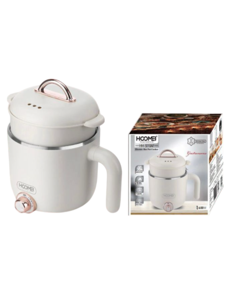 Hoomei HM 5010AF Pentola Elettrica Multifunzione 1L 600W Acciaio Inox