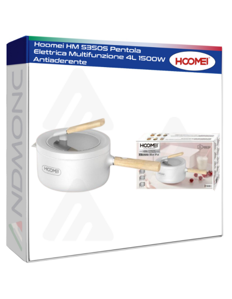 Hoomei HM 5350S Pentola Elettrica Multifunzione 4L 1500W Antiaderente