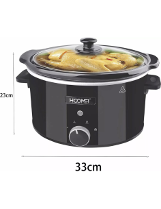 Pentola Cottura Lenta Slow Cooker 3.5 Lt Cucina a Vapore... 2