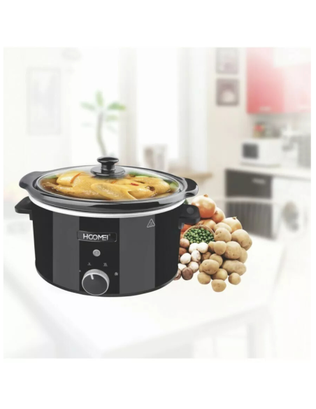 Pentola Cottura Lenta Slow Cooker 3.5 Lt Cucina a Vapore 3 Modalità 200W HM-5340
