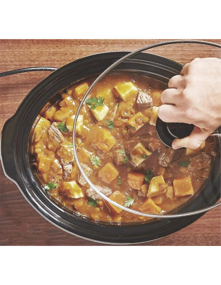Pentola Cottura Lenta Slow Cooker 3.5 Lt Cucina a Vapore 3 Modalità 200W HM-5340
