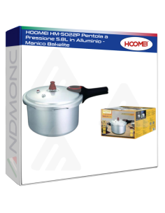 HOOMEI HM-5022P Pentola a Pressione 5.8L in Alluminio -...