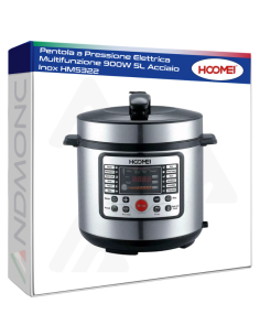 Pentola a Pressione Elettrica Multifunzione 900W 5L...