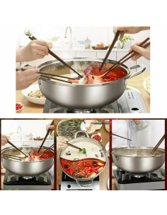 Pentola in Acciaio Inox HOT POT Induzione Divisore... 2